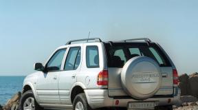 Opel Frontera: teknik özellikler ve test sürüşü