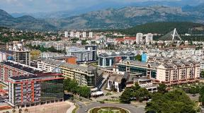 Karadağ'ın başkenti ve başlıca turistik yerleri